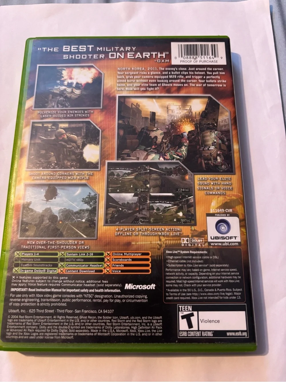 Xbox Ghost Recon 2 CIB